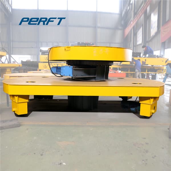 Omnidirectional Electric Flat Cart For Steel Coil Transport